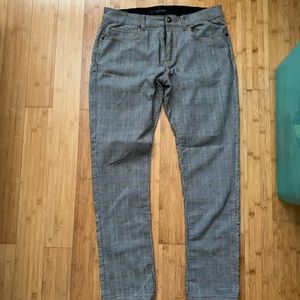 Fried Denim Plaid Pants